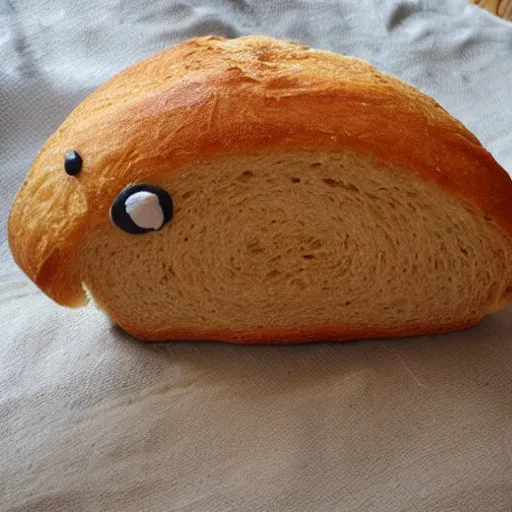 Image similar to rat made out of bread