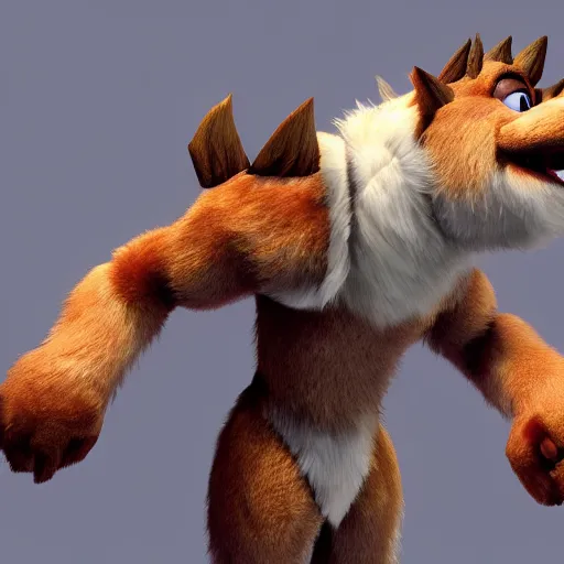 Image similar to a cute furry monster, unreal engine