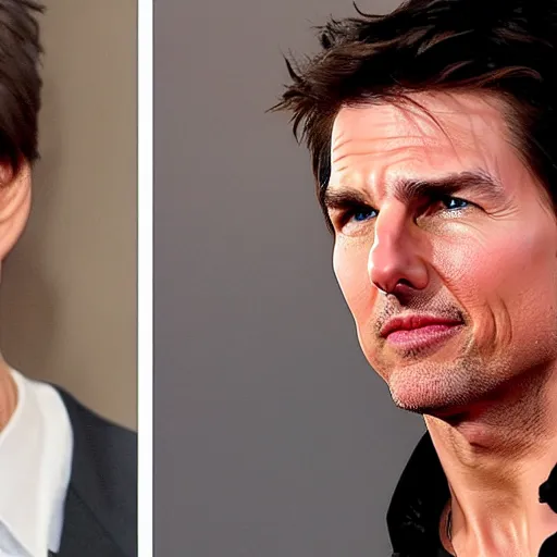 Prompt: photo of tom cruise with a nose bleed,