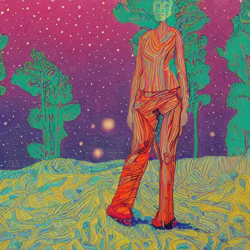 Prompt: Liminal space in outer space, Hope Gangloff