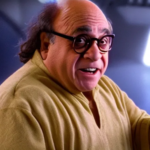 Image similar to danny devito in star wars, 8k resolution, full HD, cinematic lighting, award winning, anatomically correct