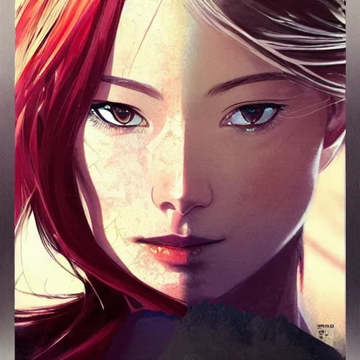 Image similar to olivia wilde, very very anime!!!, fine - face, realistic shaded perfect face, fine details. anime. realistic shaded lighting poster by ilya kuvshinov katsuhiro otomo ghost - in - the - shell, magali villeneuve, artgerm, jeremy lipkin and michael garmash and rob rey