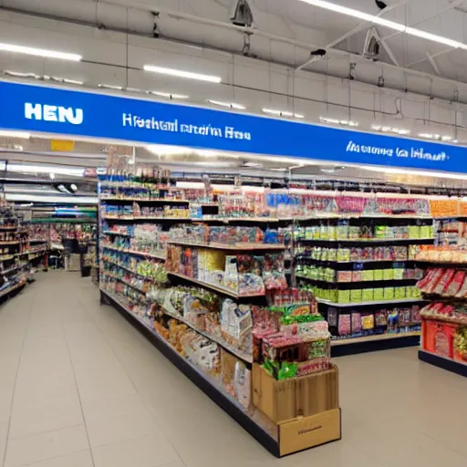 Prompt: albert heijn zelfscan section