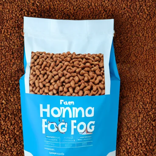 Image similar to bag of dog food for humans