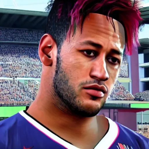 Image similar to screenshot of neymar in gta v, grand theft auto