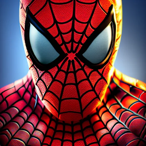 Image similar to a portrait of spiderman as a zombie highly detailed, digital photo, hdri, by christopher bretz and john carpenter, vivid colors, high contrast, 8 k resolution, intricate, photorealistic, smooth, psychedelic color scheme, concept art, award winning, cg society contest winner