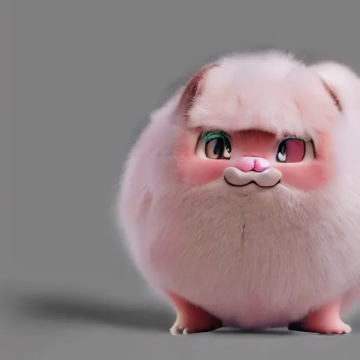 Image similar to real life jigglypuff, professional photography, national geographic