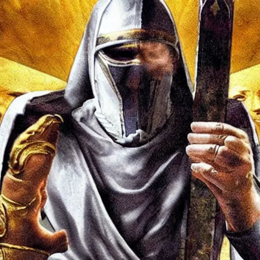 Image similar to the pope as a mortal kombat character