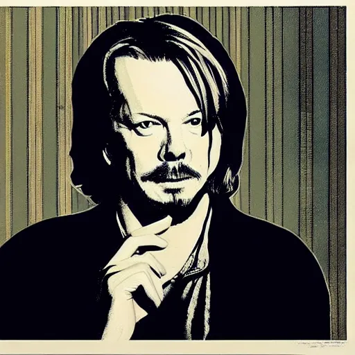 Image similar to david spade poster by shepard fairey