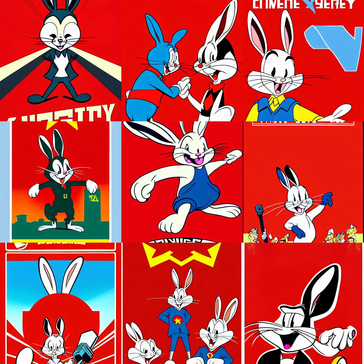 Picture Bugs Bunny Is A Communist 1 9 6 0 Cartoon Stable Diffusion