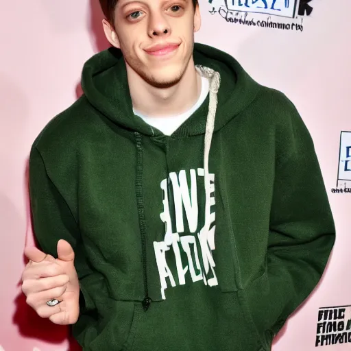 Prompt: pete davidson is green and sweet
