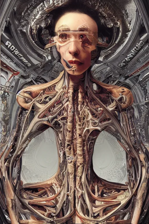 Image similar to youre from your father worm. symmetrical anatomy, baroque, pop art, hyperdetailed, without duplication, art by richard hamilton and mimmo rotella. intricate detail, trending artstation, dribble popular, octane renderer