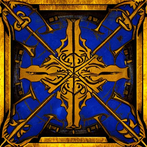 Prompt: the flag of neverwinter, medieval, fantasy