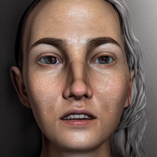 Image similar to headshot portrait of person holding hyperrealistic human eye in mouth, closeup, hyperrealistic, extreme detail, ray tracing, octane render