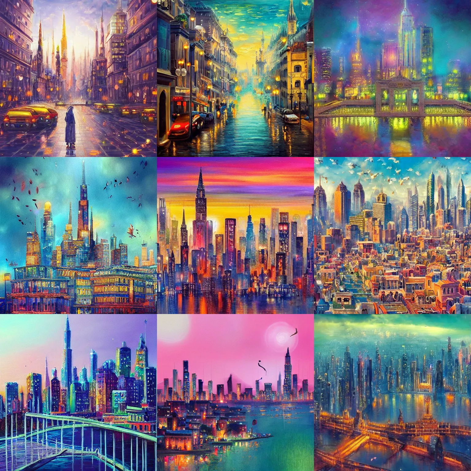 Prompt: this _ city _ is _ beautiful. _ its _ like _ a _ perfect _ painting. _ i _ feel _ happy _ when _ i _ look _ at _ this. _ its _ like _ a _ fantasy. _ i _ feel _ like _ im _ there. png