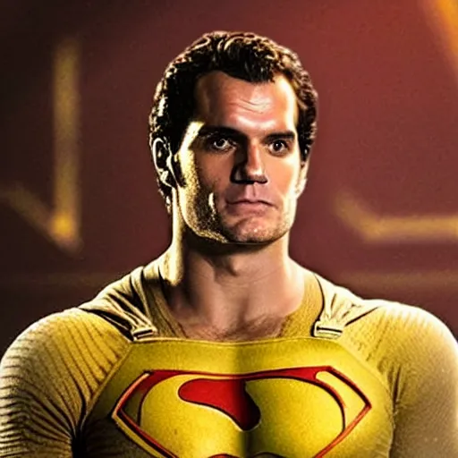 Image similar to portrait of henry cavill as omni - man