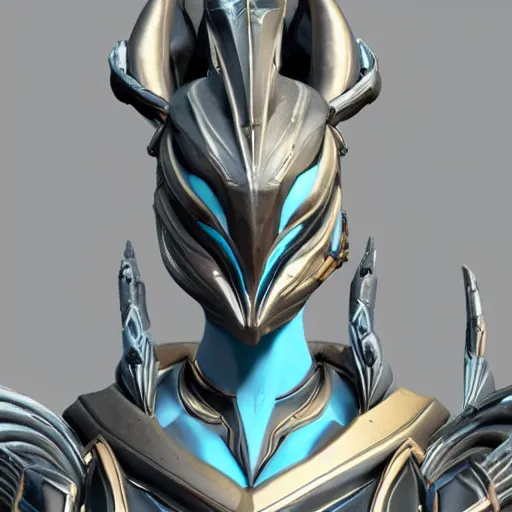 Prompt: stunning close up bust of valkyr prime female warframe, doing an elegant pose, highly detailed, artstation, deviantart, 8k octane render