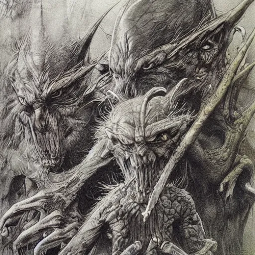 Image similar to goblins, alan lee