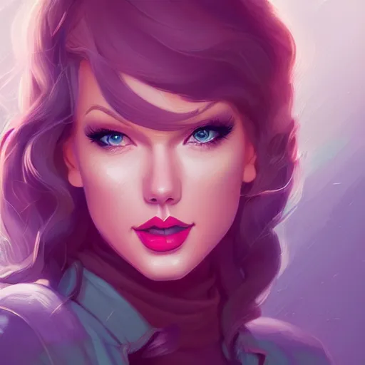 Image similar to a portrait of a beautiful april o'neil and taylor swift, art by lois van baarle and loish and ross tran and rossdraws and sam yang and samdoesarts and artgerm and saruei and disney, digital art, highly detailed, intricate, sharp focus, trending on artstation hq, deviantart, unreal engine 5, 4 k uhd image