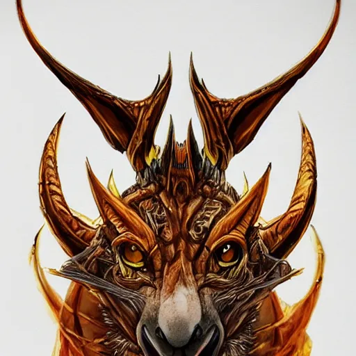 Image similar to a kangaroo a dragon, funny highly detailed face, full body, fantasy art, style of masami kurumada, illustration, epic, fantasy, intricate, hyper detailed, artstation, concept art, smooth, sharp focus, ray tracing