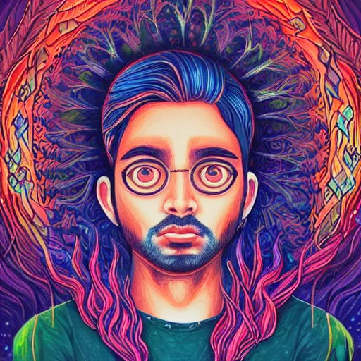 Image similar to A new dawn from the darkness, male portrait, mental health, psychology, Concept Art, Detailed, a masterpiece by Jeremiah Ketner
