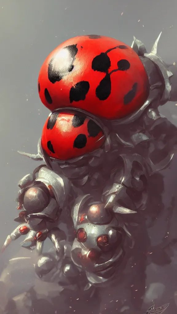 Prompt: a male ladybug from league of legends, digital Art, Greg rutkowski, Trending artstation,cinematic