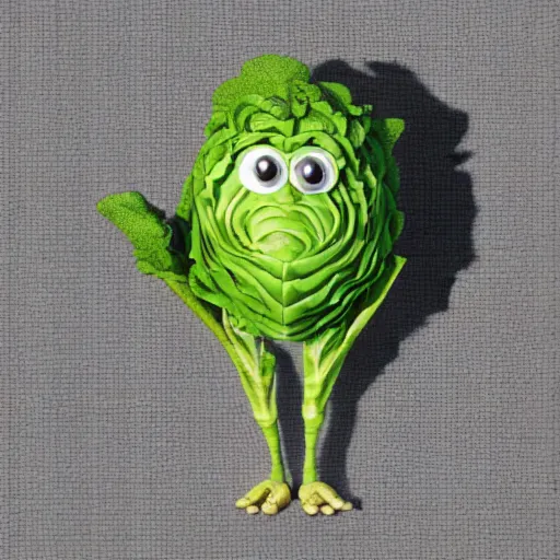 Prompt: an anthropomorphic cabbage running for president, ultra detailed, 8 k, trending on artstation, award - winning art,