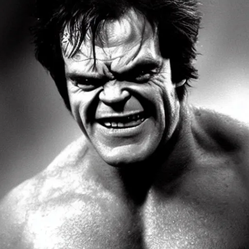 Image similar to jack Nicholson as Hulk