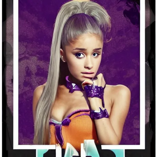 Image similar to past apocalyptic Ariana Grande poster