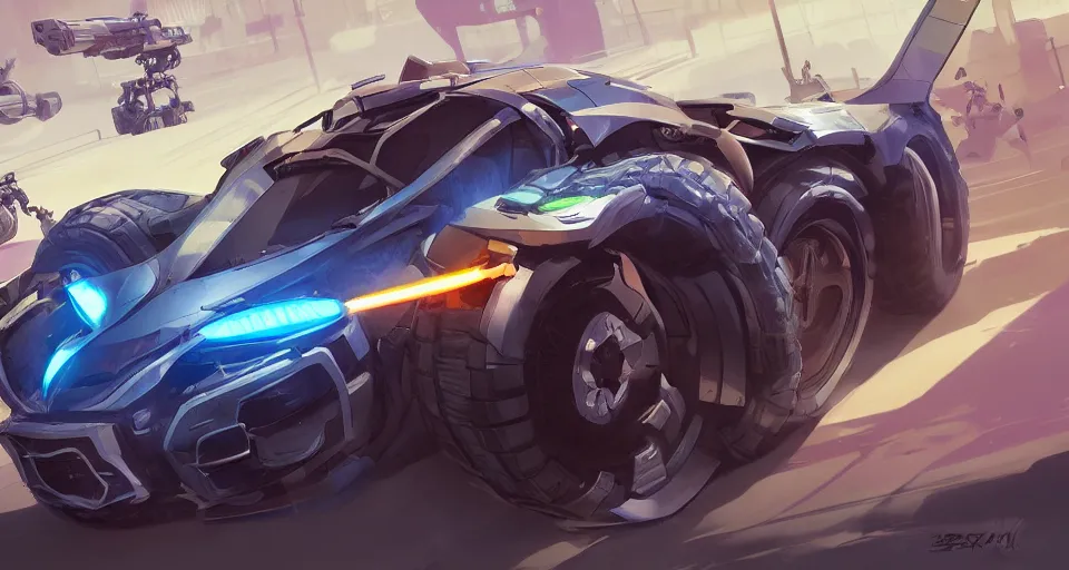 Image similar to cybersteam rollcage racer vehicule tank concept design mad max cars super rocket league global illumination ray tracing hdr chromed reflexion, gta 5 comics official fanart artstation by jesper ejsing, by rhads, makoto shinkai and lois van baarle, ilya kuvshinov, ossdraws, by feng zhu