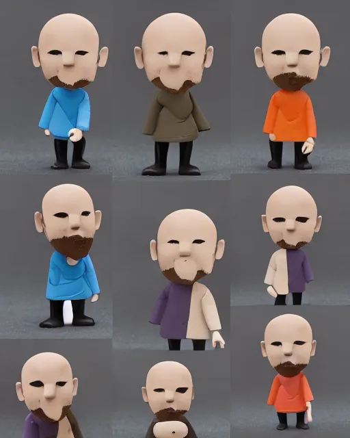 Image similar to osho, stop motion vinyl figure, plastic, toy