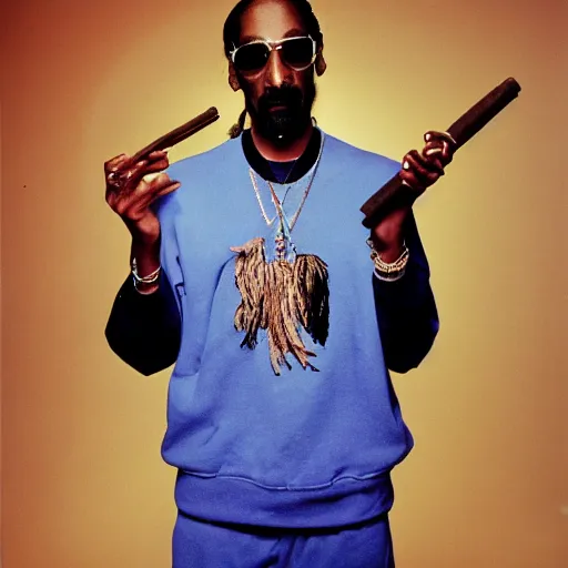 Image similar to Snoop Dogg holding a hemp cigar for a 1990s sitcom tv show, Studio Photograph, portrait, C 12.0