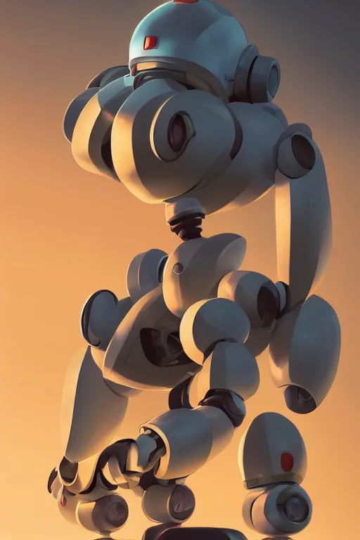 Image similar to metabots medabots medarotto medarot robot minimalist comics, behance hd by jesper ejsing, by rhads, makoto shinkai and lois van baarle, ilya kuvshinov, rossdraws global illumination ray tracing hdr radiating a glowing aura