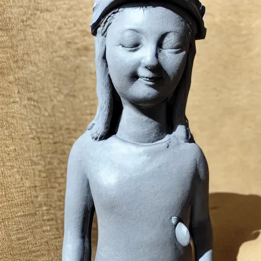 Image similar to lufy clay statue