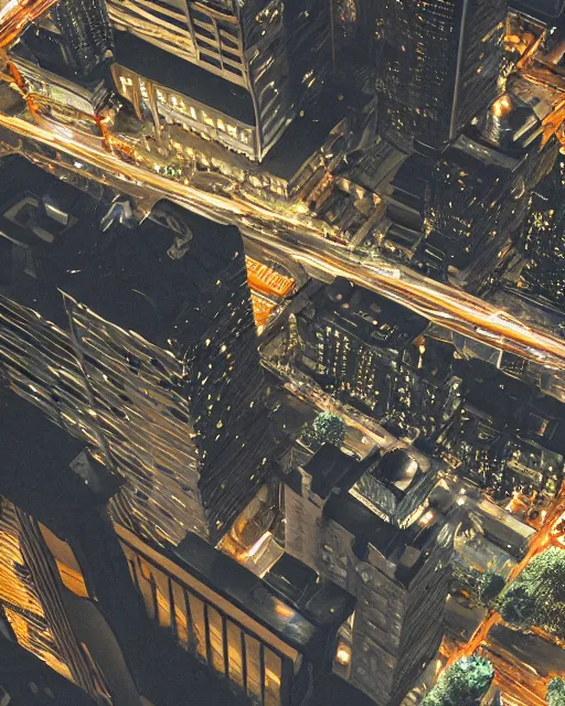 Image similar to a night rooftop scene, light from traffic in the city below, close up shot of a gangster wearing a streetwear trench coat looking at the city below, hyper realism, realistic shading, cinematic composition, realistic render, octane render, detailed textures, photorealistic, in the style of Liam Wong and Makoto Shinkai