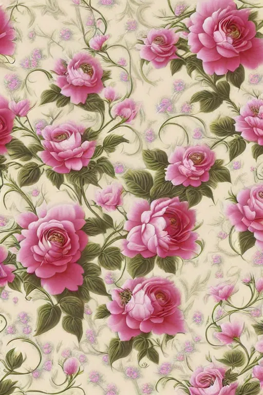 Image similar to Floral wallpaper by Anne Stokes