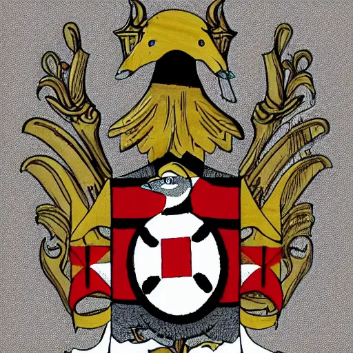 Image similar to loon coat of arms