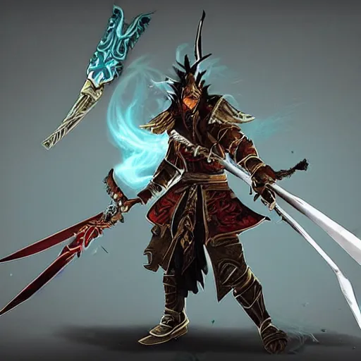 Image similar to Seventh swordsman from guild wars 2