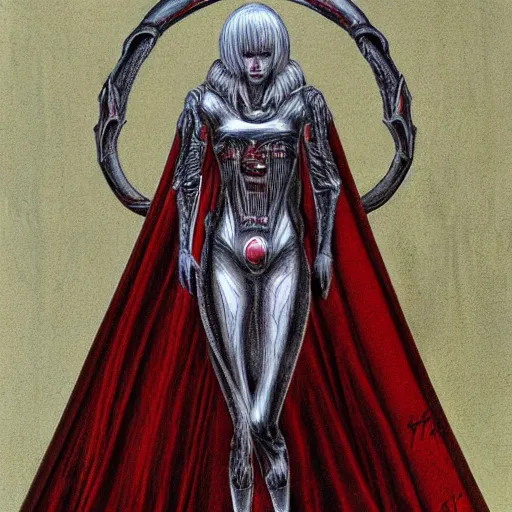 griffith painted by giger. femto, godhand