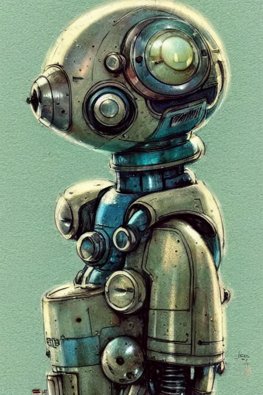 Image similar to ( ( ( ( ( 1 9 5 0 retro future robot pet. muted colors. ) ) ) ) ) by jean - baptiste monge!!!!!!!!!!!!!!!!!!!!!!!!!!!!!!