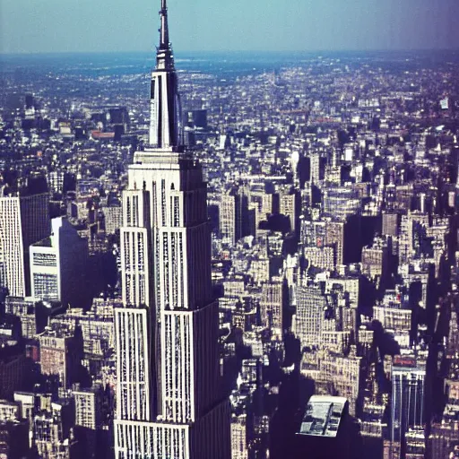 Image similar to empire state building, disposable kodak photo