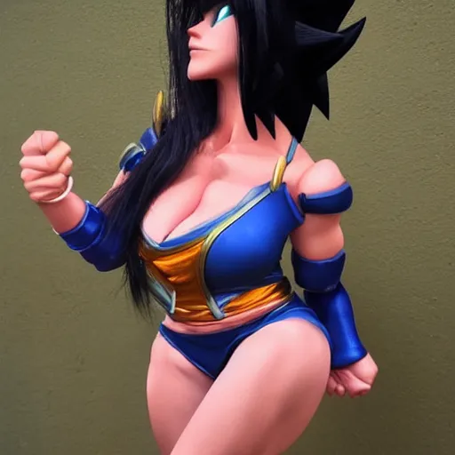 Image similar to female broly from dragon ball z