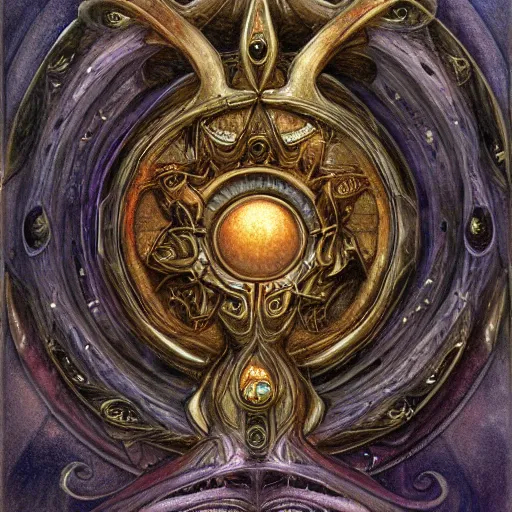 Image similar to detailed and sharp taurus artwork, mystic style, detailed, 8 k, detailed, symmetrical, by brian froud