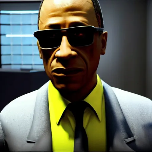 Prompt: Gustavo Fring in Rainbox six siege, 4k, highly detailed