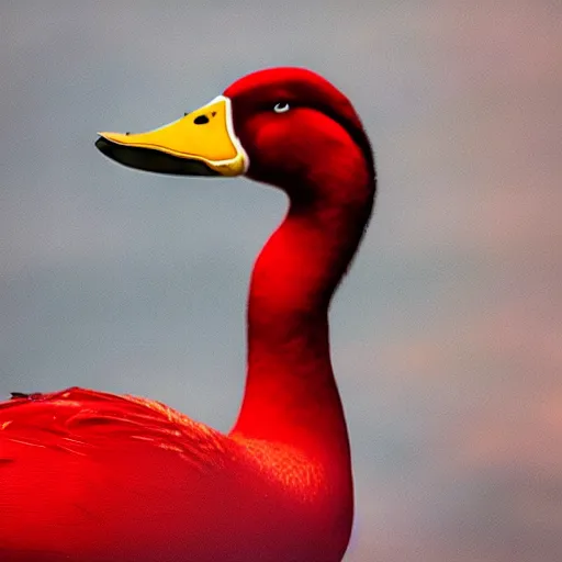 Image similar to red duck abstract profile picture