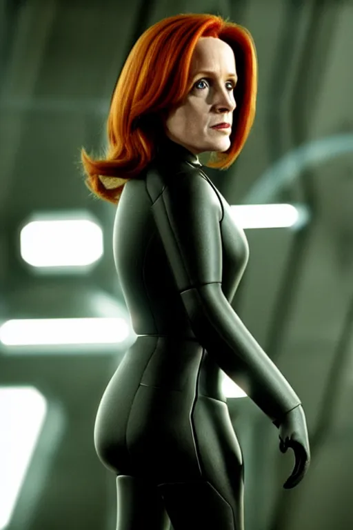 Image similar to dana scully in tron : legacy, tron : evolution