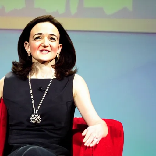 Prompt: sheryl sandberg, medal of honor