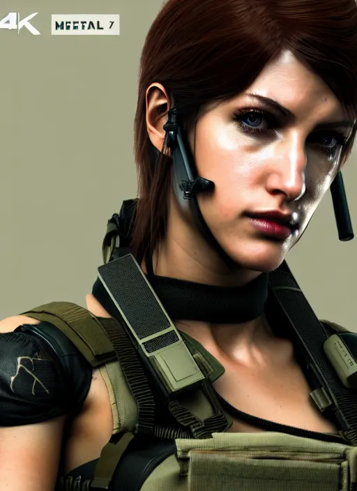 Image similar to quiet from metal gear solid ,highly detailed, 4k, HDR, award-winning, artstation, octane render