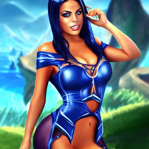 Prompt: adriana chechik in league of legends