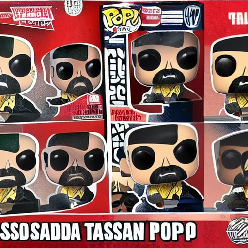 Image similar to saddam hussein funko pop